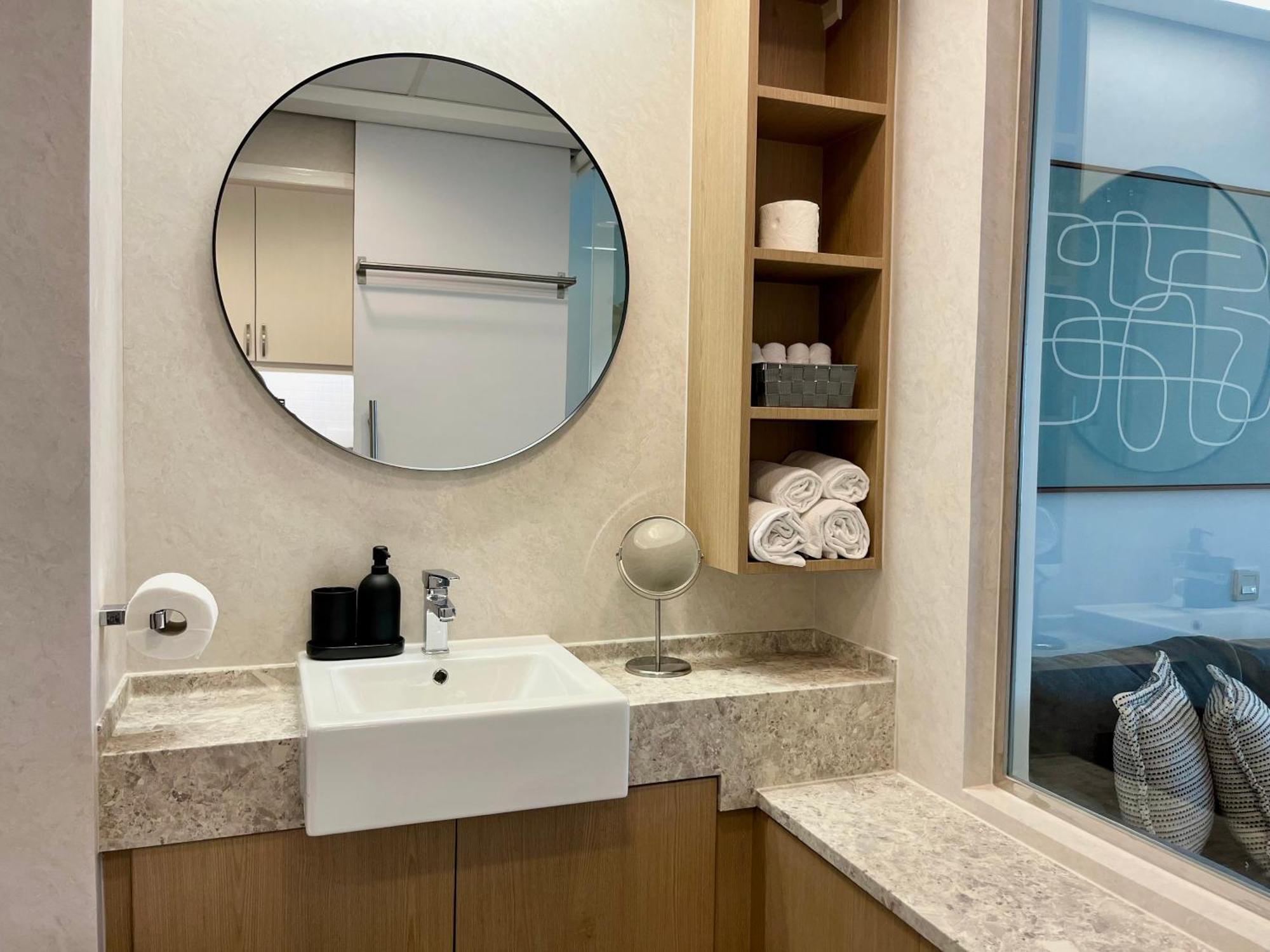 דובאי Palm Jumeirah Upgraded & Cozy Boutique Apartment מראה חיצוני תמונה