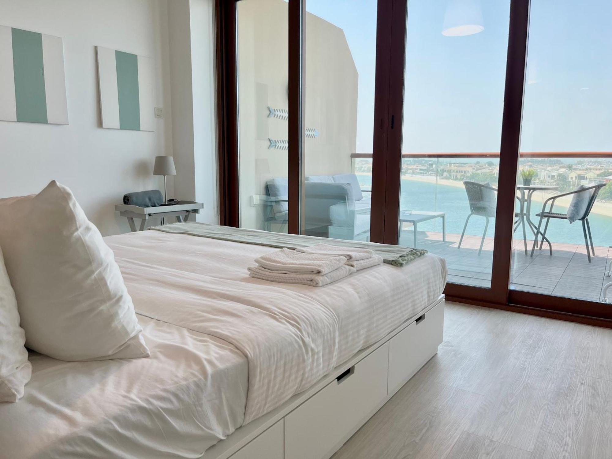 דובאי Palm Jumeirah Upgraded & Cozy Boutique Apartment מראה חיצוני תמונה