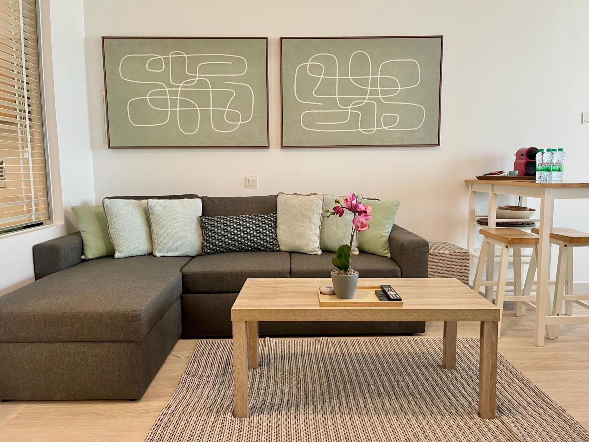 דובאי Palm Jumeirah Upgraded & Cozy Boutique Apartment מראה חיצוני תמונה